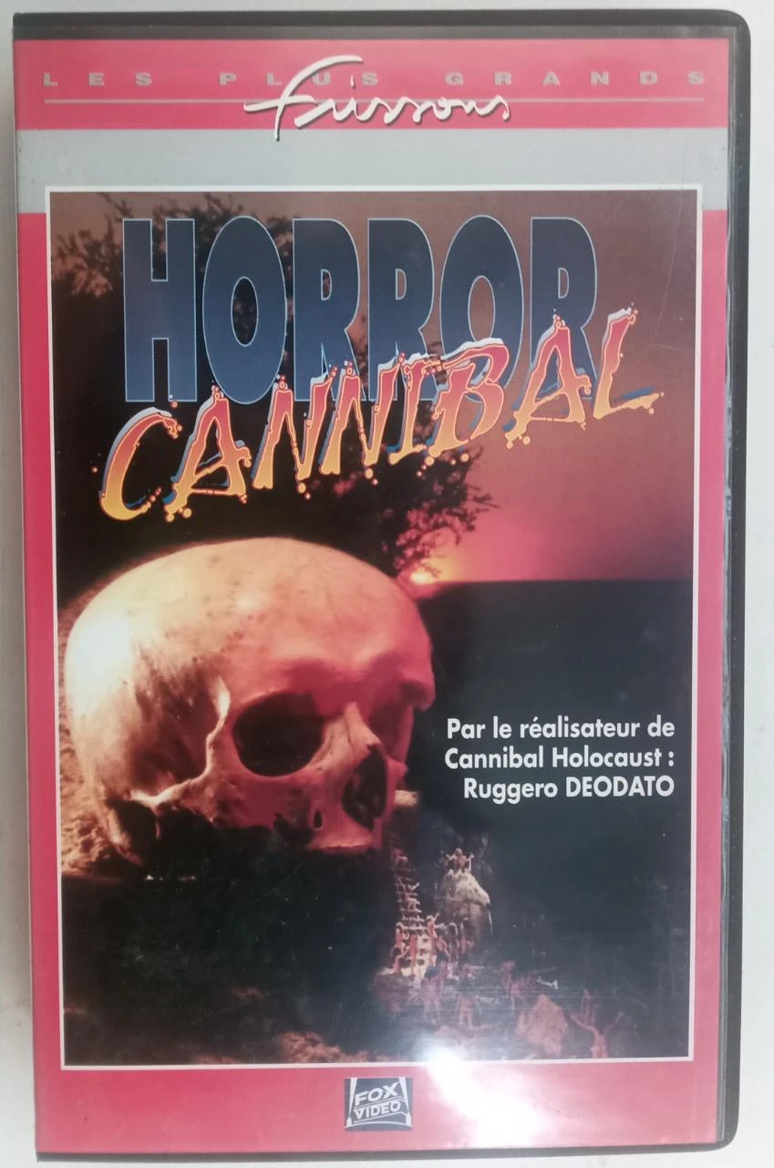 VHS Horror Cannibal – Ruggero Deodato – cassette vidéo vintage